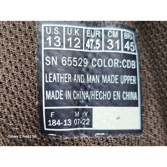 Skechers leather Mens Waterproof Relaxed Fit Air-Cooled Memory Foam Boots Sz‎ 13 main image 10